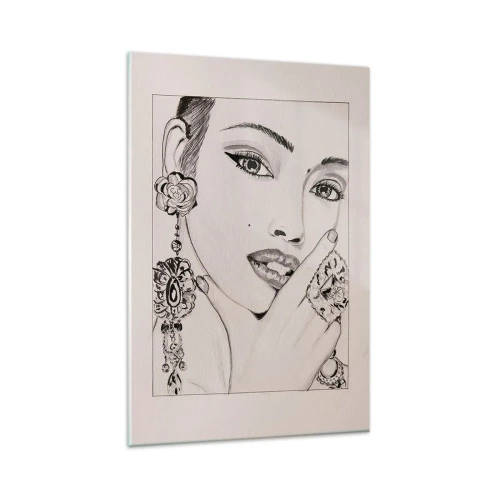 Obraz na skle - Nejkrásnější klenot - 80x120 cm