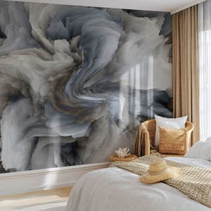 Fototapeta na míru Premium Canvas - Kámen a květ - 3D, Trojrozměrný, Kus