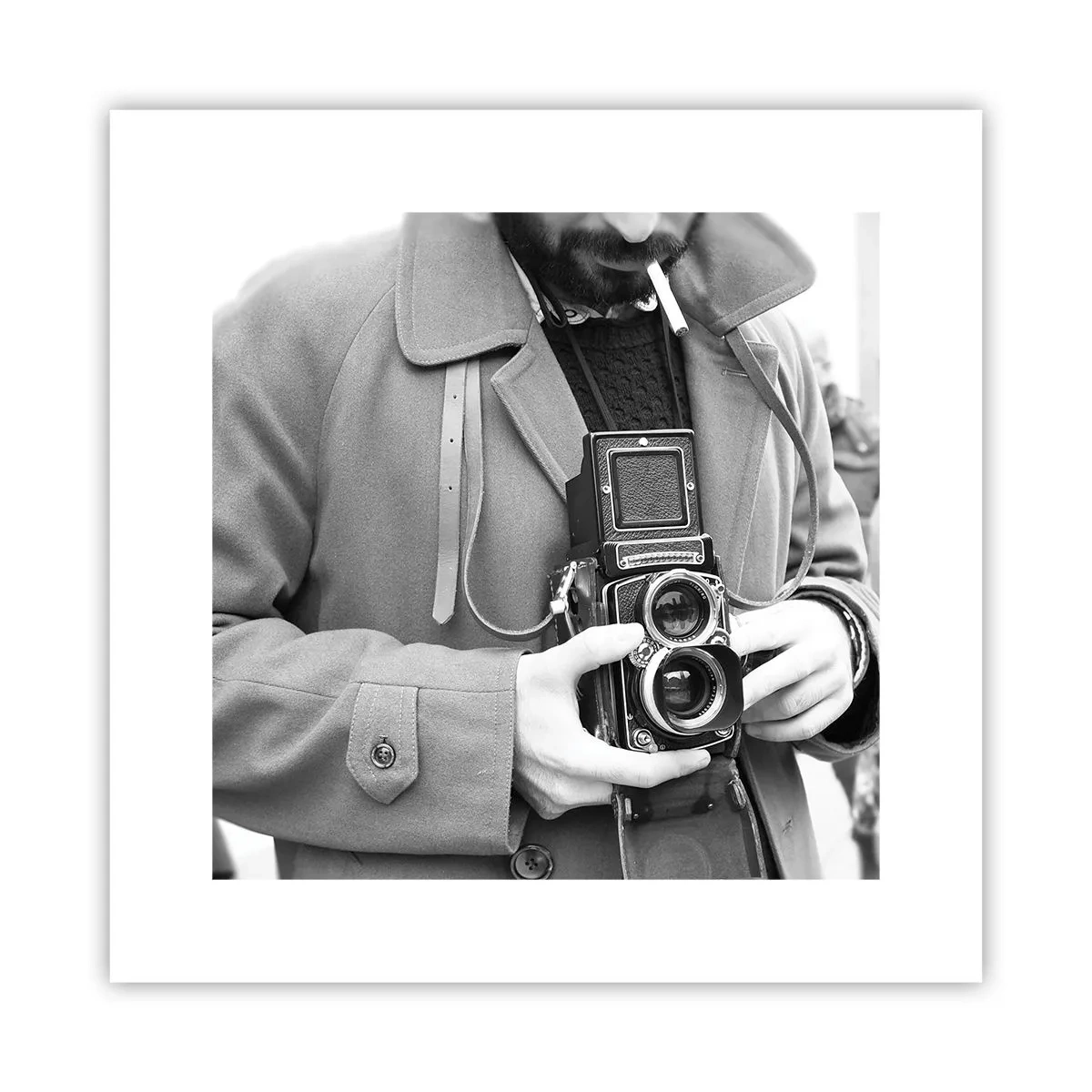 Plakát - V retro stylu - 30x30 cm