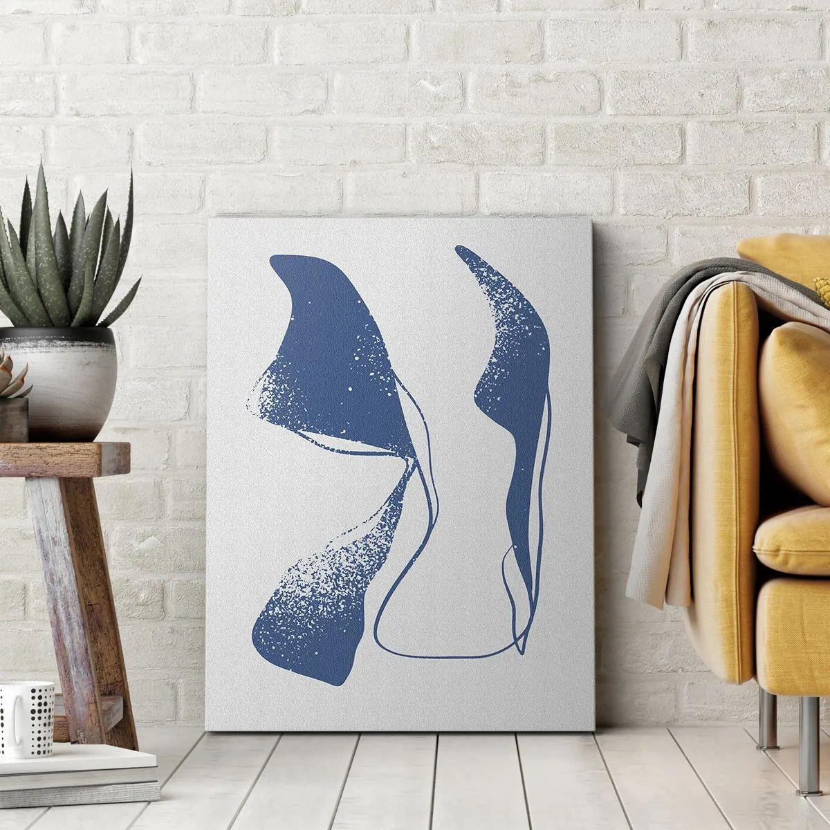 Obraz na plátně - Okřídlená abstrakce - 50x70 cm