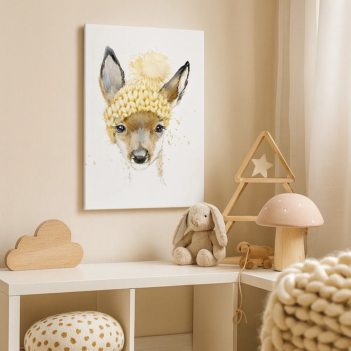 Obraz na plátně - V zimě ve sněžném lese - 50x70 cm