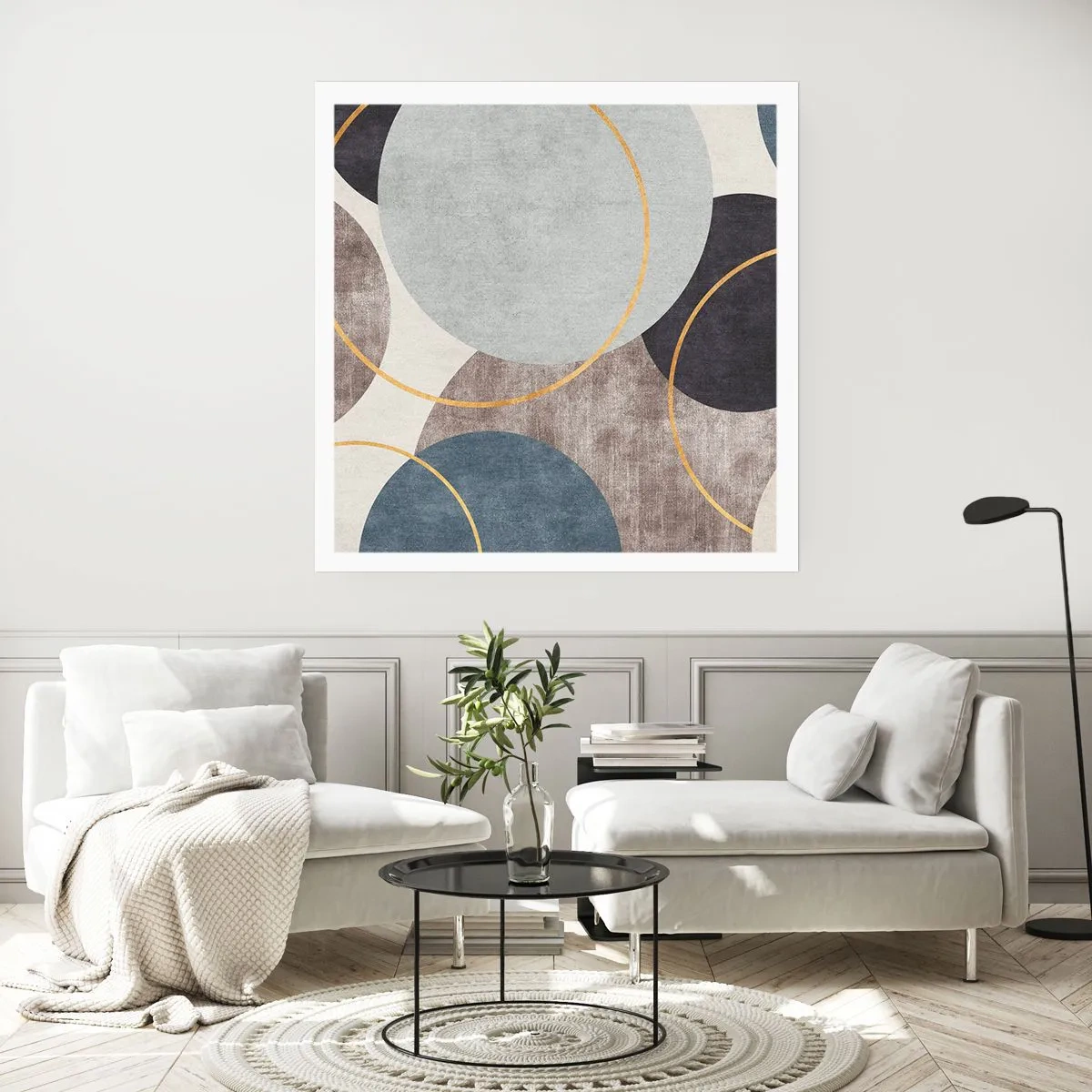 Plakát - Kruh za kruhem - 50x50 cm