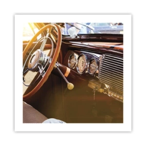 Plakát - Závan luxusu z minulosti - 50x50 cm