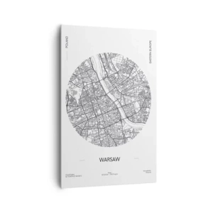 Obraz na plátně - Anatomie Varšavy - 80x120 cm