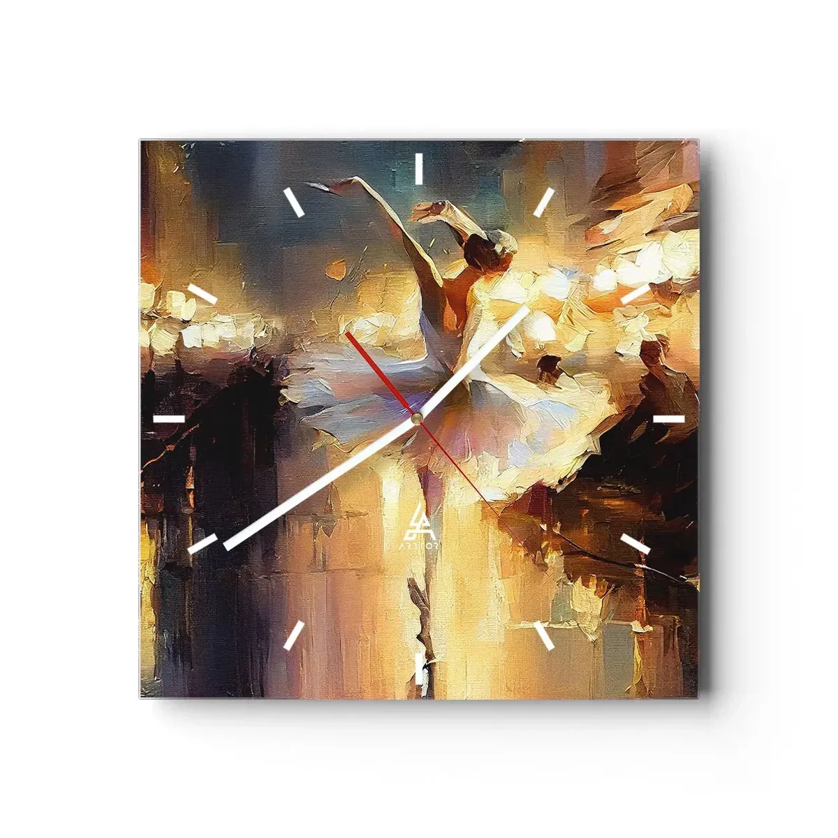 Nástěnné hodiny - Zázrak na ulici - 40x40 cm
