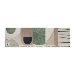 Vzor Fototapety Samolepicí Deluxe Sticker - Něžnost oválu - Minimalismus, Kus, Abstrakce - 100x30 cm