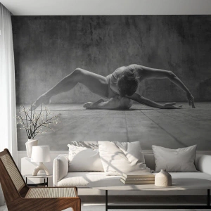 Fototapeta Premium Sand - Nalezená symetrie - Balerína, Balet, Tanec - 100x70 cm