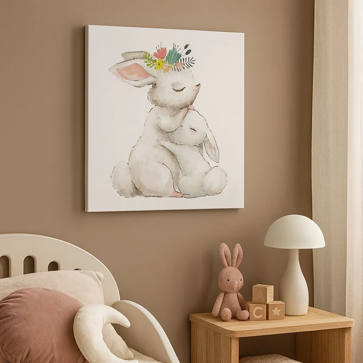 Obraz na plátně - Nejlepší je u mámy - 30x30 cm