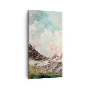 Obraz na plátně - Skalní čepele - 55x100 cm