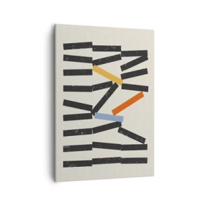 Obraz na plátně - Domino – kompozice - 50x70 cm