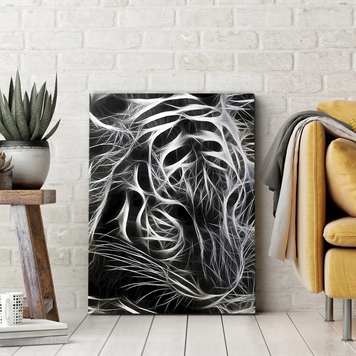 Obraz na plátně - Studie kočičí lehkosti - 55x100 cm