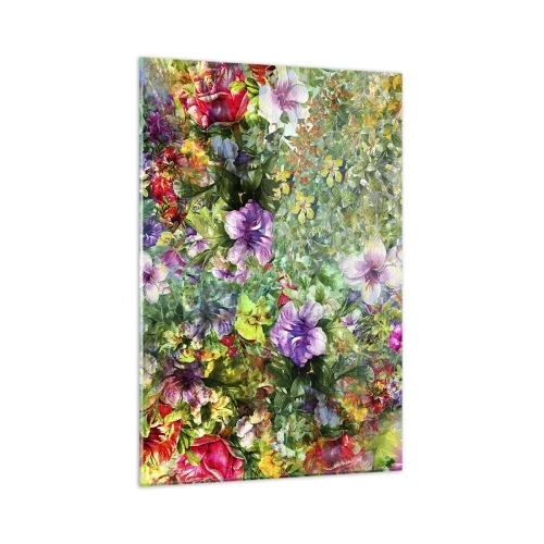 Obraz na skle - Do květů, k záhubě - 80x120 cm