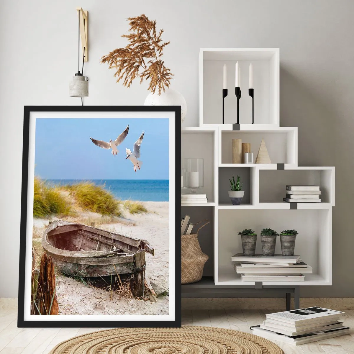 Plakát v černém rámu - Větrem ozářené - 70x100 cm