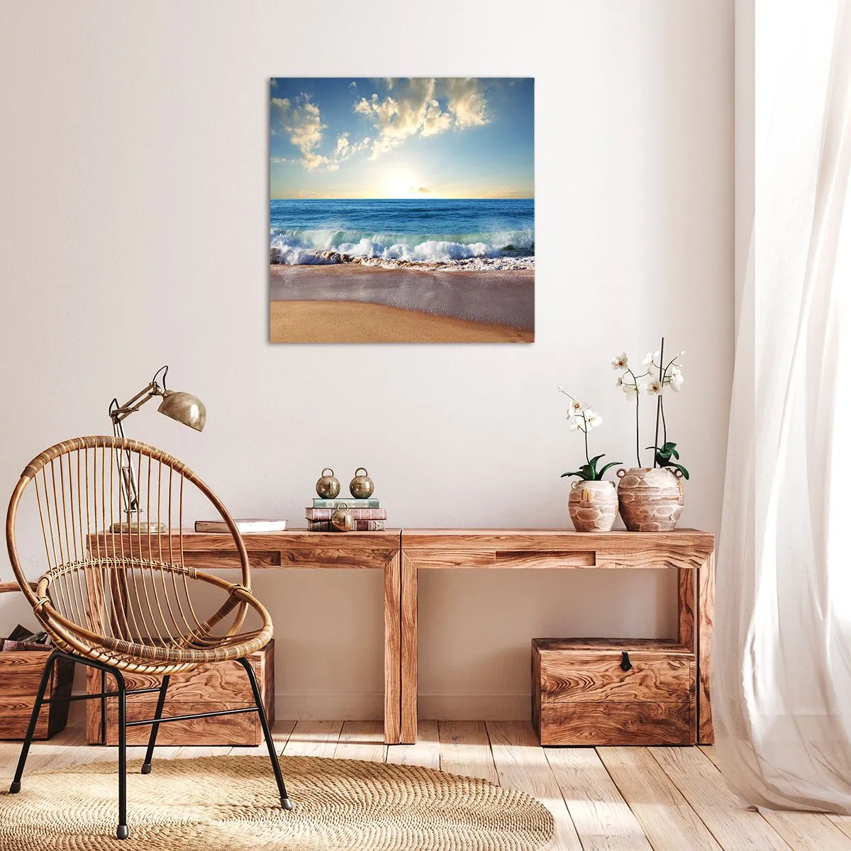 Obraz na plátně - Pohyb a nehybnost zároveň - 60x60 cm