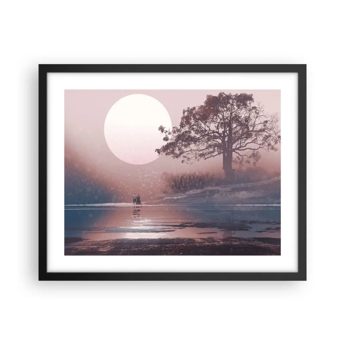 Plakát v černém rámu - Noční zázraky - 50x40 cm