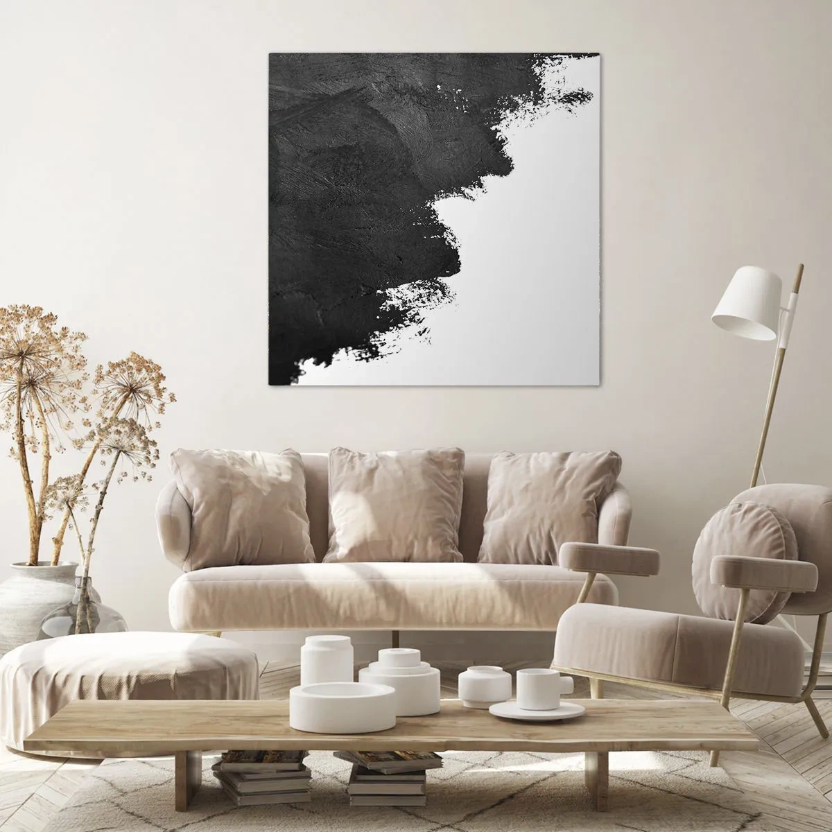 Obraz na plátně - Živly: země - 60x60 cm