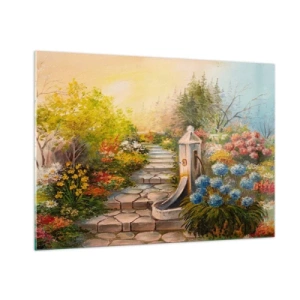 Obraz na skle - V plném rozkvětu - 100x70 cm