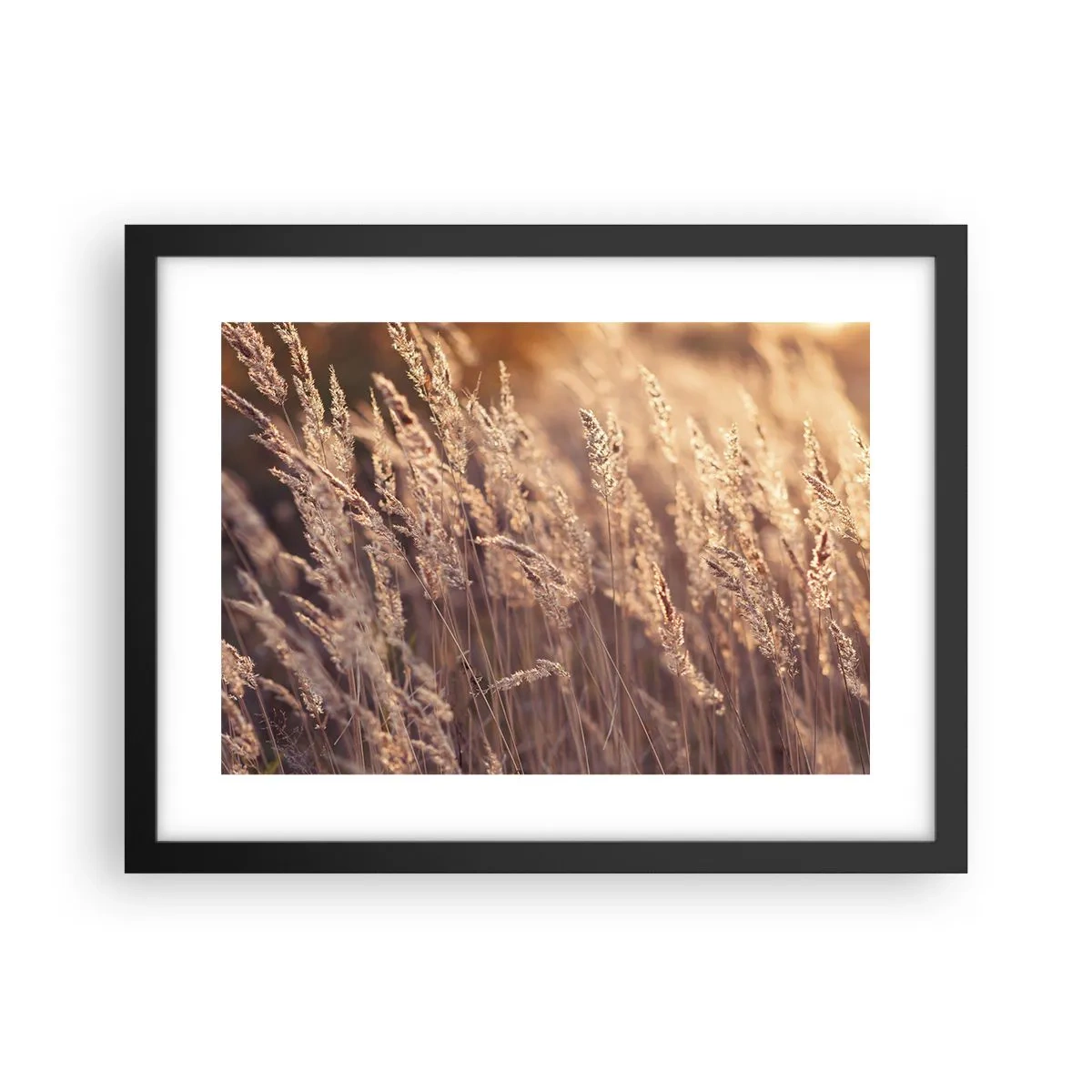 Plakát v černém rámu - Připraveni přivítat podzim - 40x30 cm