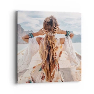 Obraz na plátně - Na cestě ke štěstí - 40x40 cm