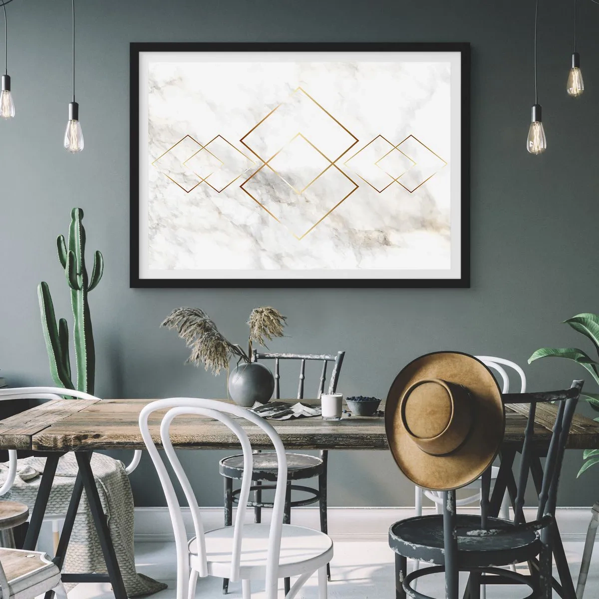 Plakát v černém rámu - Pohled na nekonečno - 91x61 cm
