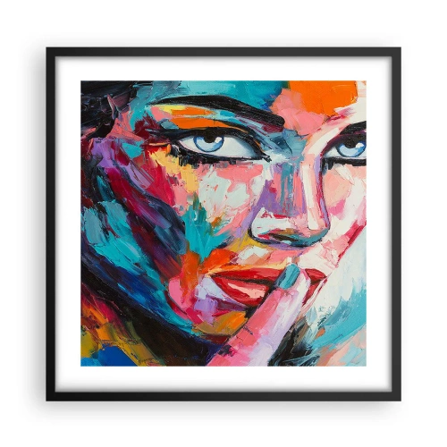 Plakát v černém rámu - Naše první tajemství - 50x50 cm