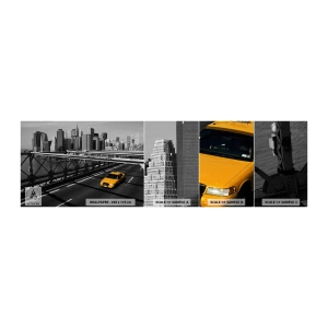 Fototapeta Vzorek Standard Eco - Barva velkoměsta - Město, New York, Architektura - 100x30 cm