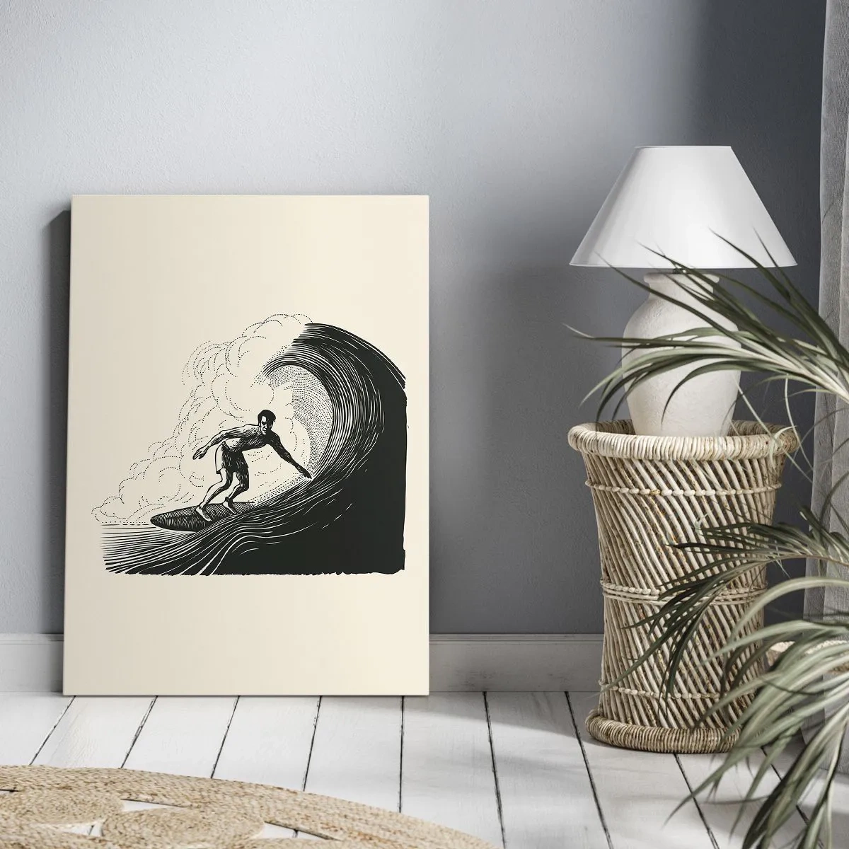 Obraz na plátně - Král vln - 50x70 cm