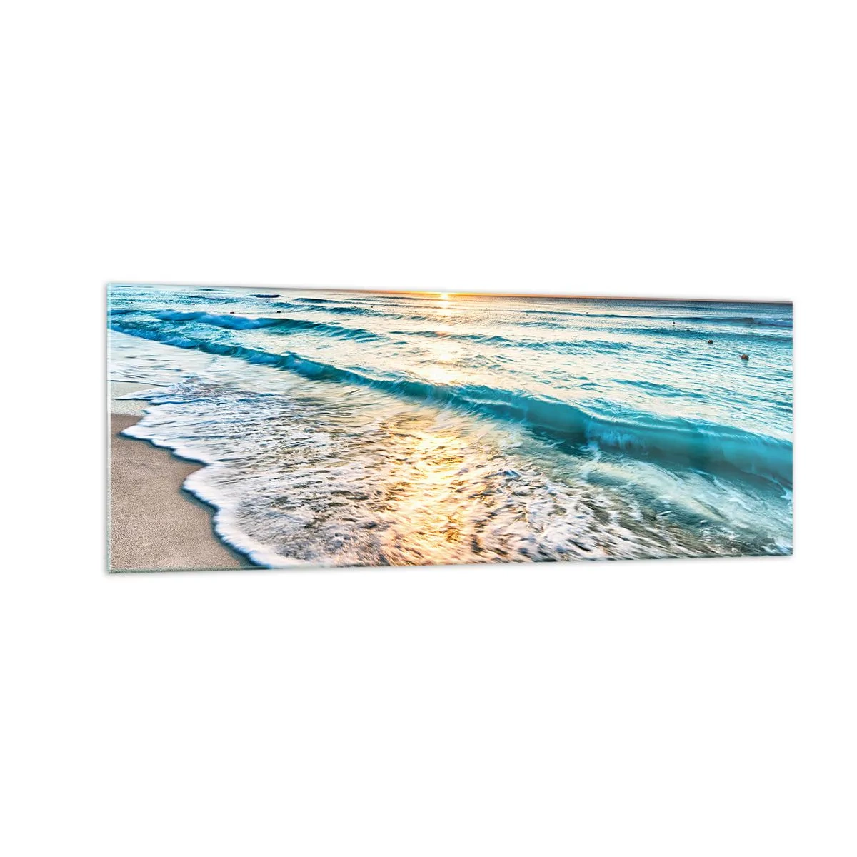 Obraz na skle - Výhled, který stojí za to - 140x50 cm