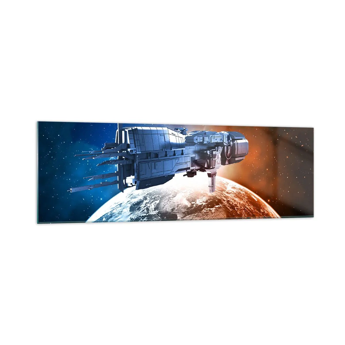 Obraz na skle - Pozorný pozorovatel - 160x50 cm
