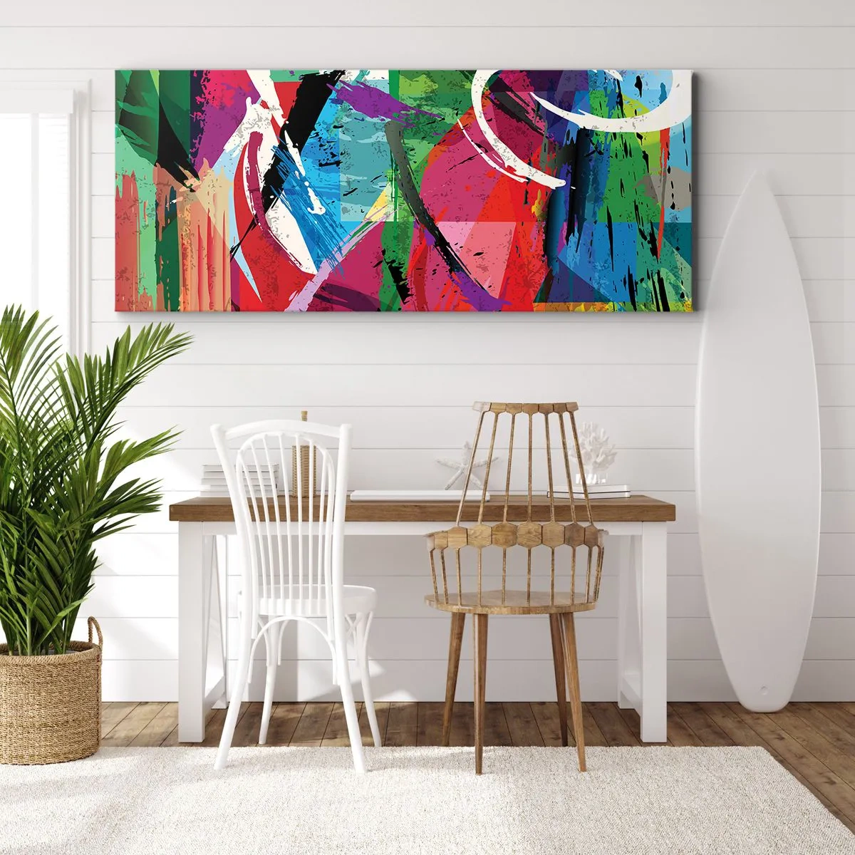 Obraz na plátně - Rychle, živě a čile - 140x50 cm