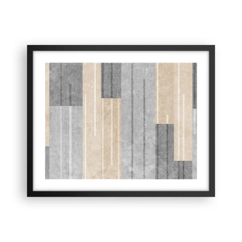 Plakát v černém rámu - Kompozice: drž se - 50x40 cm
