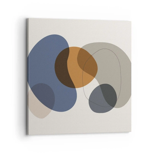 Obraz na plátně - Kapky barev - 70x70 cm