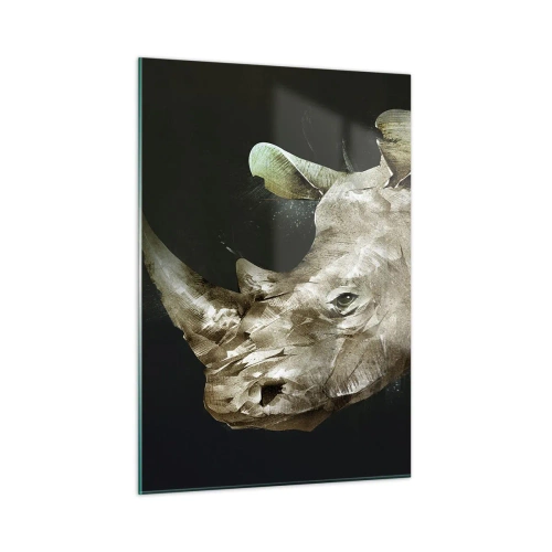 Obraz na skle - Skutečně mužná síla - 50x70 cm