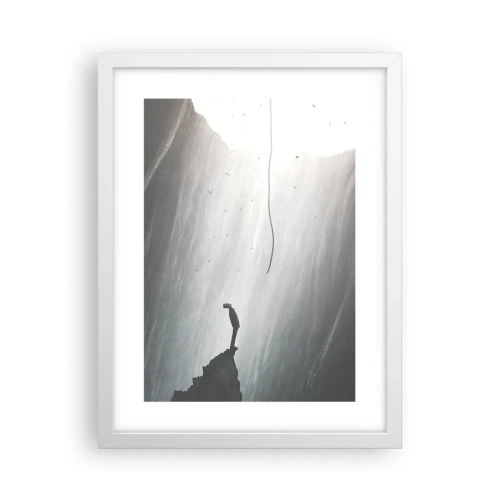 Plakát v bílém rámu - Vždycky máte na výběr - 30x40 cm