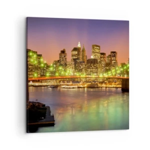 Obraz na plátně - Zde světlo nikdy nezhasne - 50x50 cm