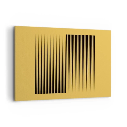 Obraz na plátně - Čtverec protikladů - 100x70 cm