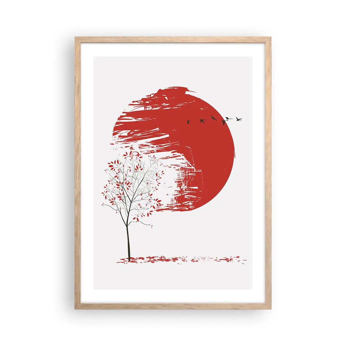 Plakát v rámu světlý dub - Znáte tuto zemi? - 50x70 cm