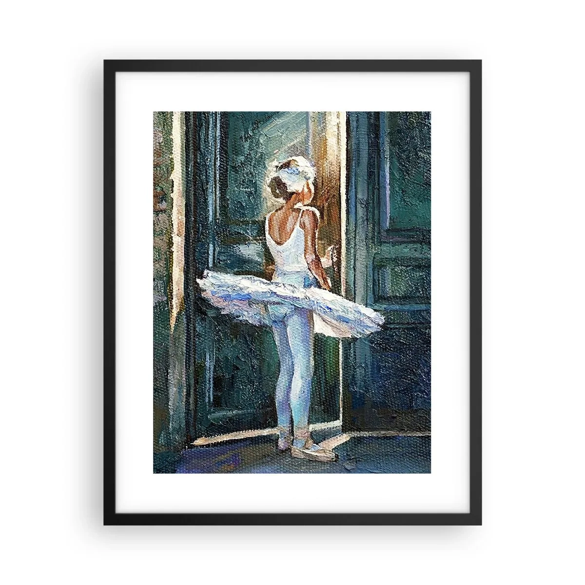 Plakát v černém rámu - Před představením - 40x50 cm