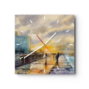 Nástěnné hodiny - Život na pobřeží - 30x30 cm
