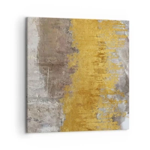 Obraz na plátně - Zlatistý závan - 50x50 cm