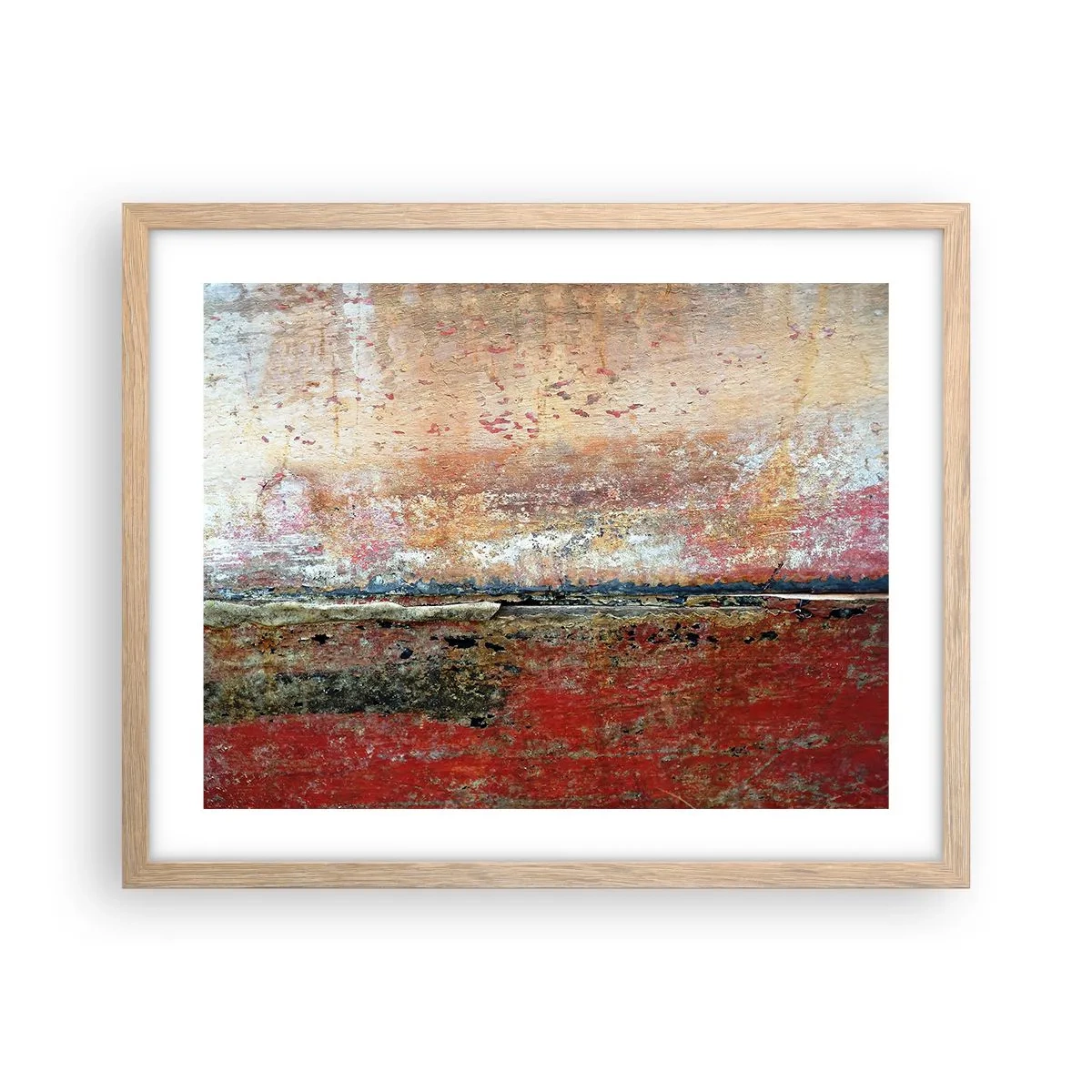 Plakát v rámu světlý dub - Možná je to moře - 50x40 cm