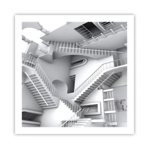 Plakát - Paradoxy prostoru - 60x60 cm