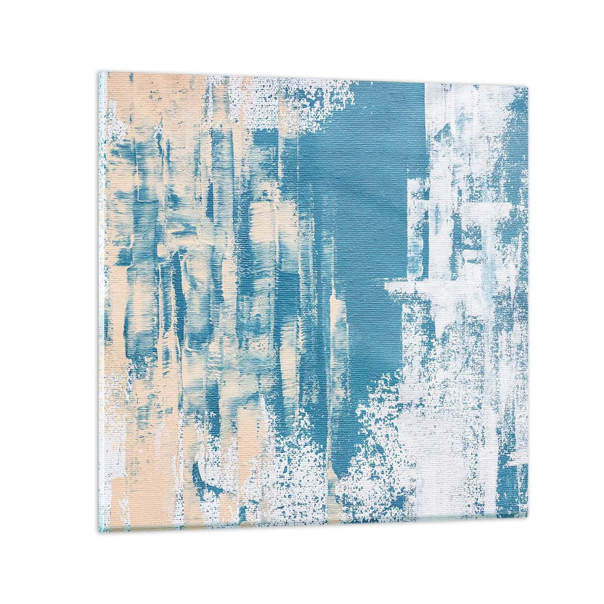 Obraz na skle - Přes rampouch - 70x70 cm