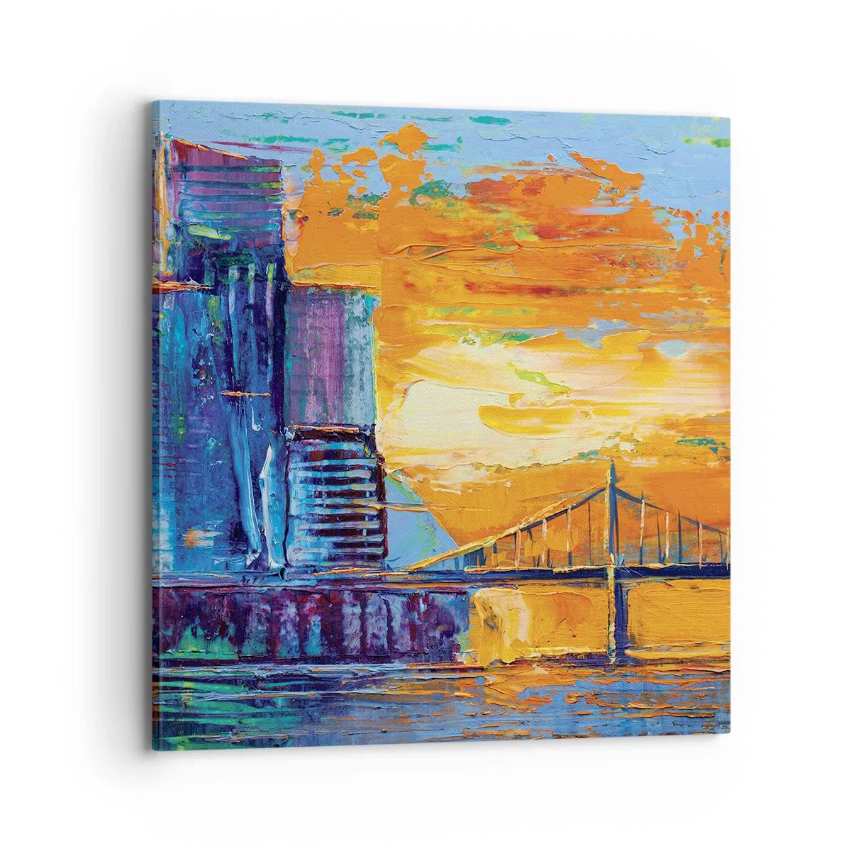 Obraz na plátně - Kultura a příroda - 70x70 cm