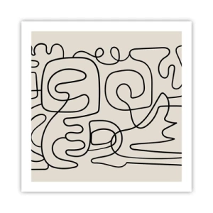 Plakát - Podle stopy - 60x60 cm