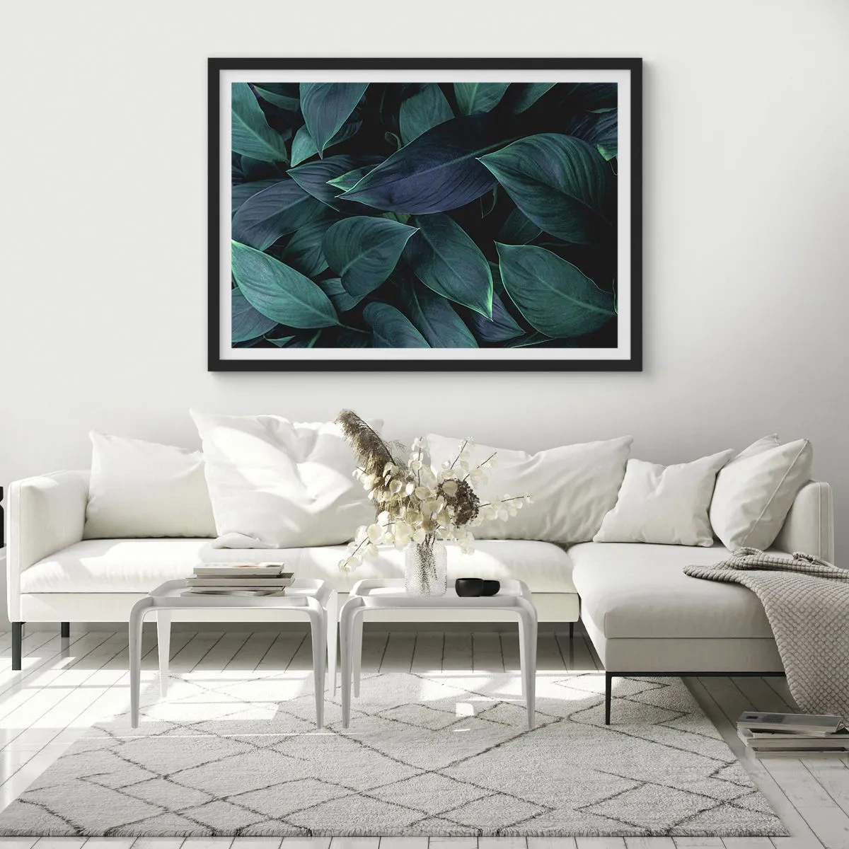 Plakát v černém rámu - Zeleň sama o sobě - 70x50 cm