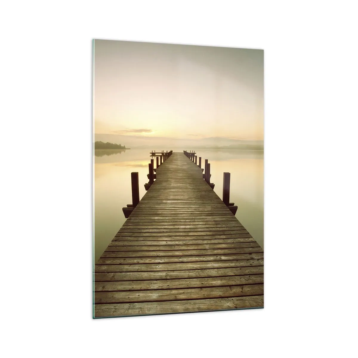 Obraz na skle - Rozbřesk, svítání, světlo - 70x100 cm