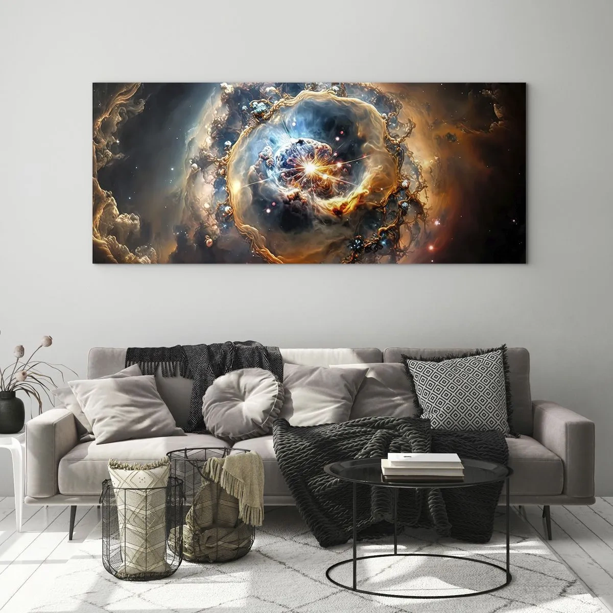 Obraz na skle - Začátek - 120x50 cm