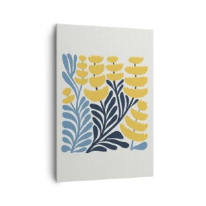 Obraz na plátně - Sluneční záhon - 70x100 cm