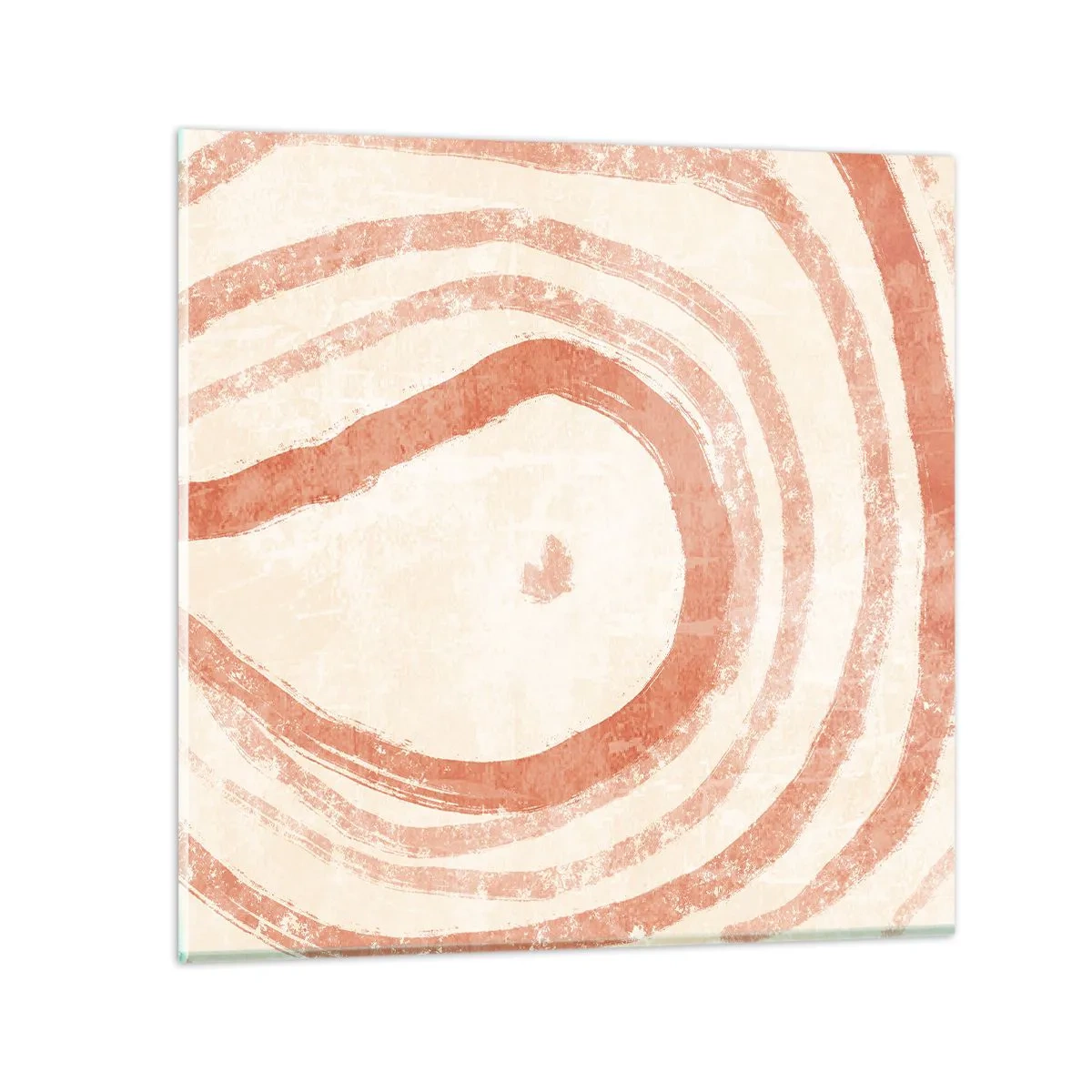 Obraz na skle - Korálové kruhy – kompozice - 50x50 cm